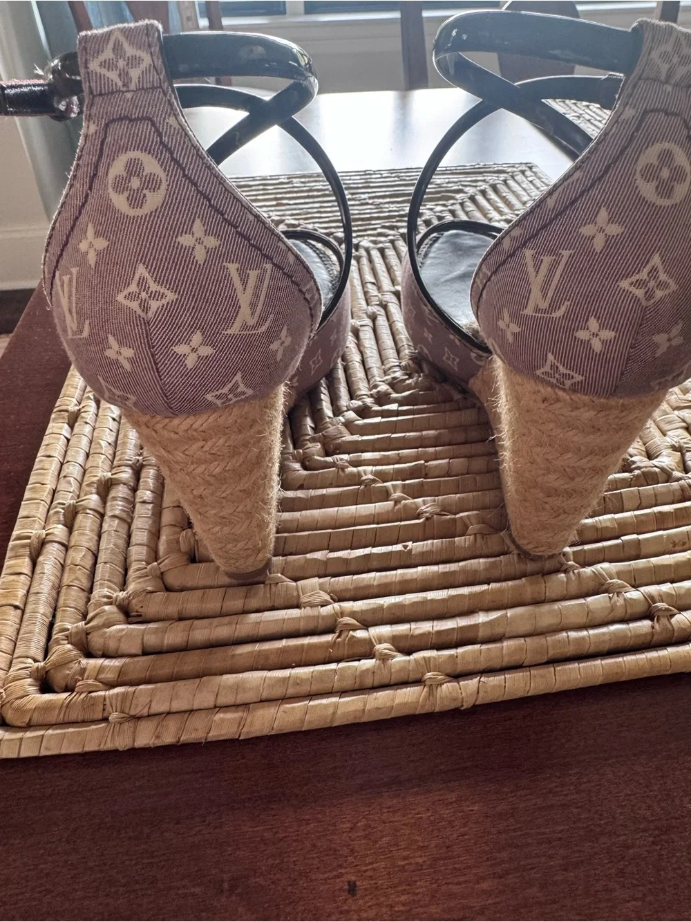 LV espadrilles like new! Size 8